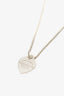 Tiffany & Co Sterling Silver Beaded Chain 'Return To Tiffany' Heart Tag Necklace