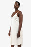 T by Alexander Wang White Silver Chain Midi Dress Size 10