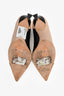 Christian Dior Nude/Black Slingback Heels Size 37.5