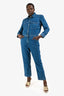 DL 1961 Dark Blue Denim 'Freja' Jumpsuit Size L