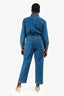 DL 1961 Dark Blue Denim 'Freja' Jumpsuit Size L