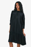Birgitte Herskind Black Satin 'Liva' Dress Size 36
