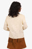 Miu Miu Cream Scallop Hem Sweater Size 38