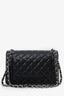 Pre-Loved Chanel™ 2021+ Black Caviar Leather Jumbo Double Flap