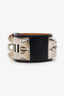 Hermès Black Leather Collier de Chien Bracelet