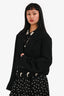 Dries Van Noten Black Cropped Blazer Size M