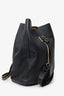 Jimmy Choo Black Leather Chain Detail Convertible 2Way Echo Shoulder Bag/Backpack (As Is)