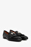 Hermes Black Leather H 'Royal' Loafers Size 39
