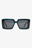 Prada Blue/Purple Tortoise Shell Acrylic Sunglasses