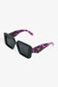 Prada Blue/Purple Tortoise Shell Acrylic Sunglasses