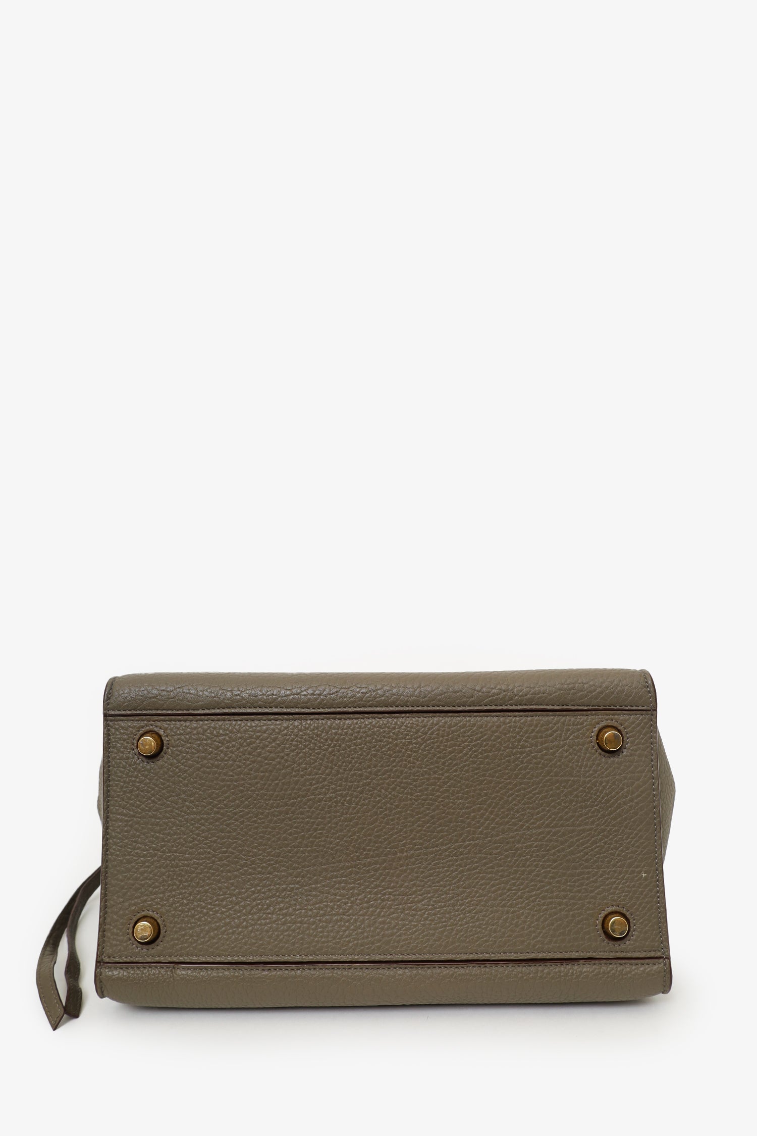 Celine Khaki Green Leather Ring Bag – Mine & Yours