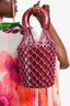 Staud Maroon Moreau Bucket Bag