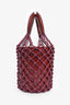 Staud Maroon Moreau Bucket Bag