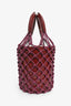 Staud Maroon Moreau Bucket Bag