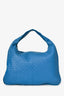 Bottega Veneta Teal Leather Extra Large Intrecciato Shoulder Bag