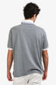 Brunello Cucinelli Grey/White Polo Shirt Size 56 Mens