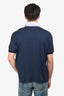 Brunello Cucinelli Blue Cotton/Poplin Polo Shirt Size 56 Mens