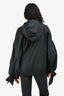 Pre-Loved Chanel™ Black Nylon CC Bow Detail Windbreaker Size 38