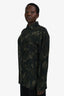 Tom Ford Green/Black Camo Button Down Collared Shirt Size 44/17 Mens
