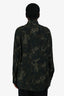 Tom Ford Green/Black Camo Button Down Collared Shirt Size 44/17 Mens