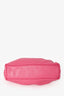 Mansur Gavriel Pink Leather Ruched Crossbody Clutch