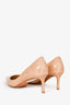 Jimmy Choo Nude Patent Leather 'Romy' Heels Size 36