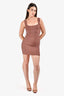 Herve Leger Brown Mini Dress Size S