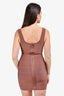 Herve Leger Brown Mini Dress Size S