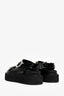 Simone Rocha Black Pearl Crystal Embellished Platform Sandals Size 37