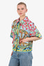 Dolce & Gabbana Multi-Color Floral Print Cropped Jacket Size 44