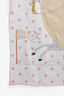 Hermès Pink/Brown Silk 'Tea Time' Scarf