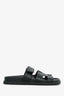 Hermès Black Leather 'Cypre' Sandals Size 36.5