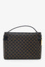 Celine Black/Brown Macadam Cosmetic Bag