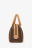 Celine Brown Vintage Mini Macadam Boston Bag