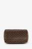 Celine Brown Vintage Mini Macadam Boston Bag
