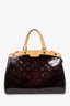 Louis Vuitton 2012 Burgundy Vernis Leather Brea Top Handle with Strap