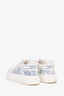 Christian Dior White/Blue 'Dior Addict' Sneakers Size 37