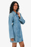 Citizens of Humanity Blue Denim Button Down Shirt Dress Size XS