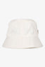 Prada White Nylon Bucket Hat Size M
