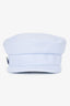 Hermès Light Blue Cotton Blend Newsboy Hat Size 58
