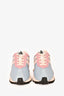 Lanvin Blue/Pink Leather Sneakers Size 35