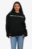 Off-White Black Cotton 'Something & Associates' Hoodie Size M