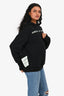 Off-White Black Cotton 'Something & Associates' Hoodie Size M