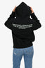 Off-White Black Cotton 'Something & Associates' Hoodie Size M