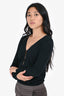 Prada 2010 Black Cashmere/Silk Cardigan Size 40