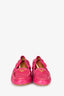 Prada Magenta Leather Slip On Flats Size 37