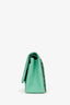Pre-Loved Chanel™ 2012-13 Green Caviar Maxi Double Flap Shoulder Bag