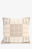 Hermes Beige/Brown Wool/Cashmere Avalon Small 52cm Pillow