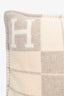 Hermès Beige/Brown Wool/Cashmere Avalon Small 52cm Pillow