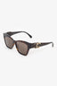 Pre-Loved Chanel™ Lambskin Interlocking CC Logo Cat-Eye Sunglasses
